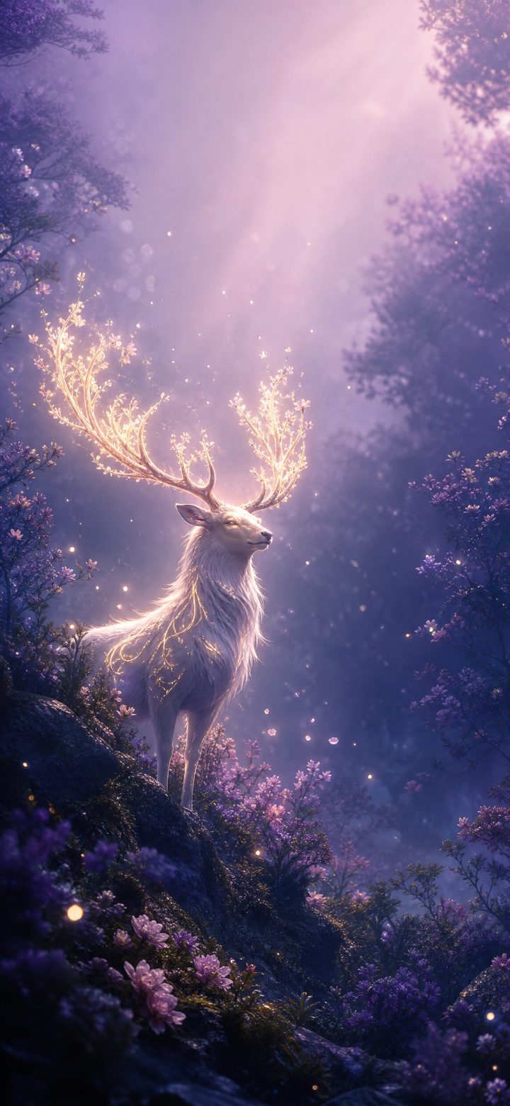 Misty Forest Stag