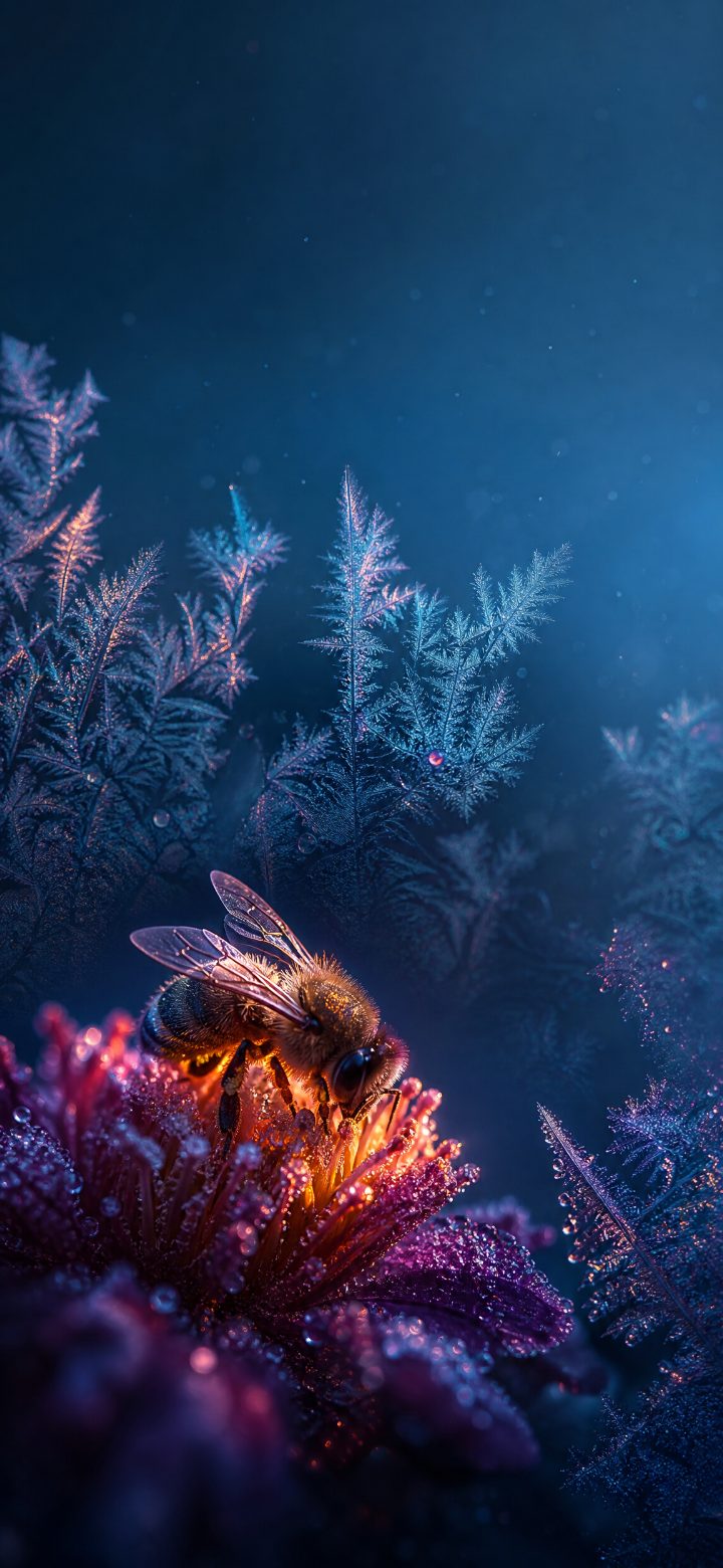 Serene Bee Close Up
