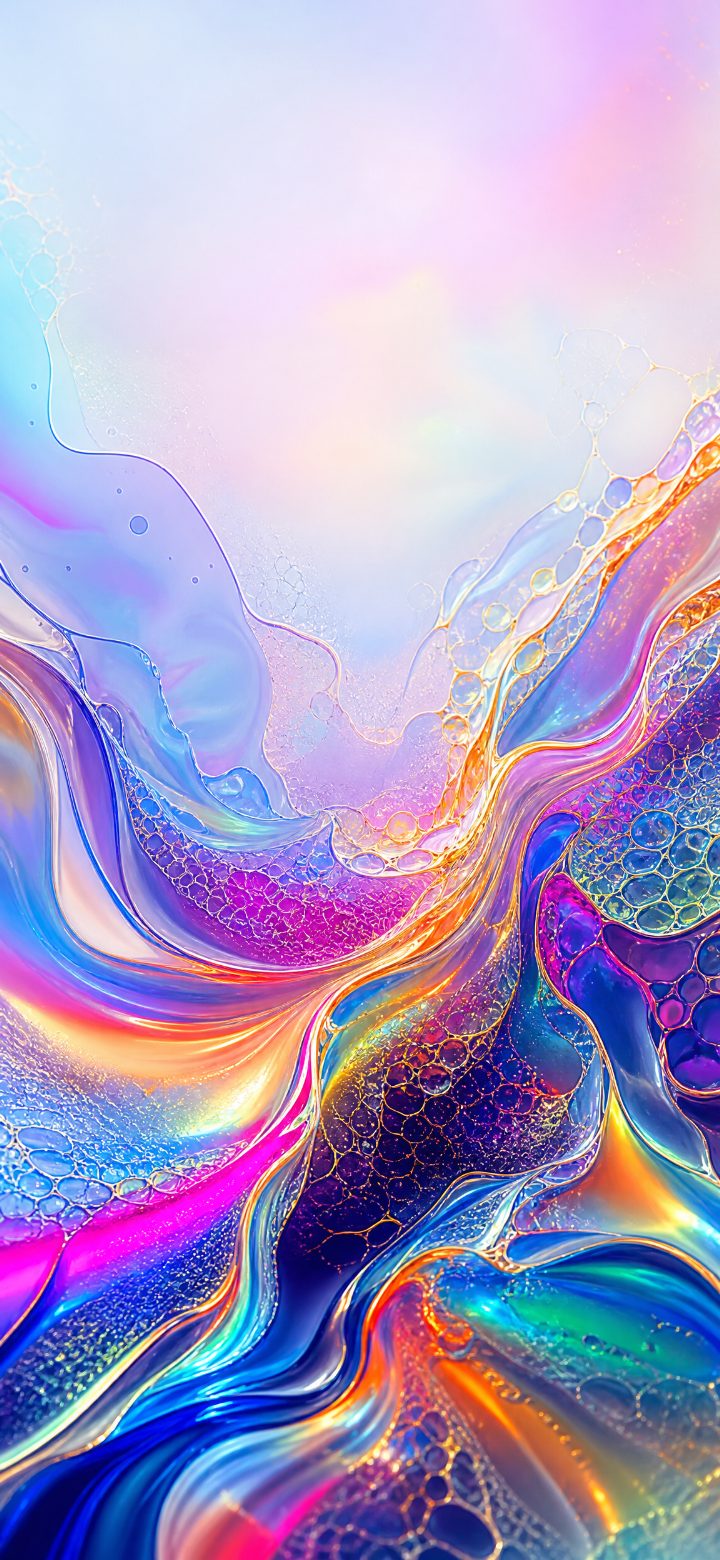 Iridescent Fluid Abstraction