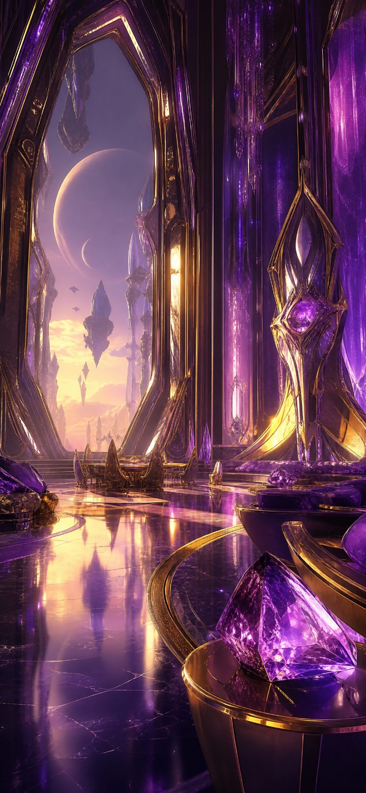 Royal Purple Android Window