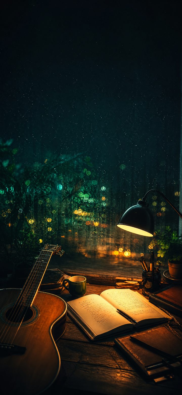 Radiant Guitar Nightscape