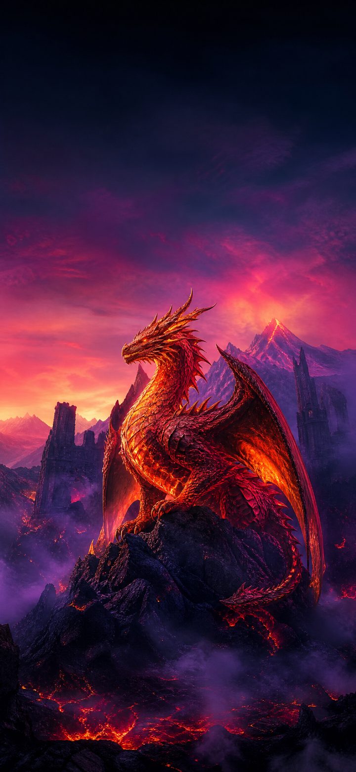 Luminous Dragon Portrait
