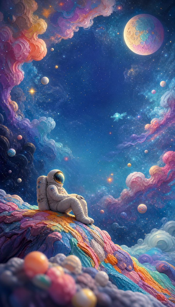 Radiant Astronaut Cosmic