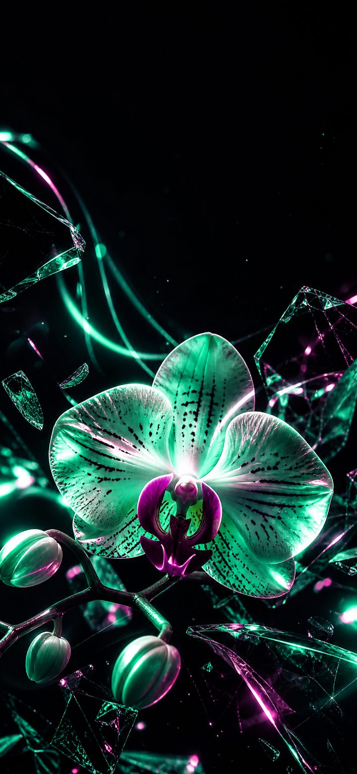 Neon Orchid Glow