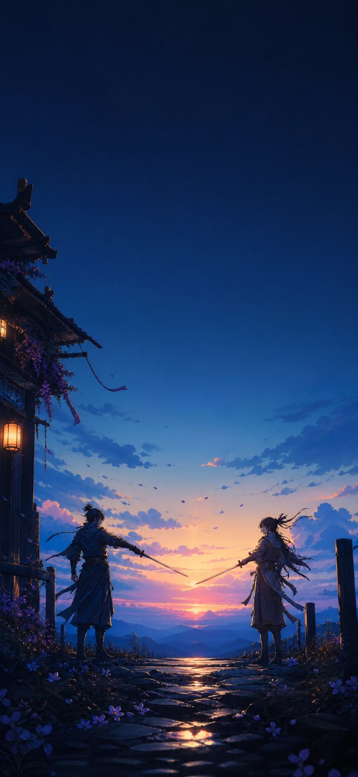 Playful Duel Portrait