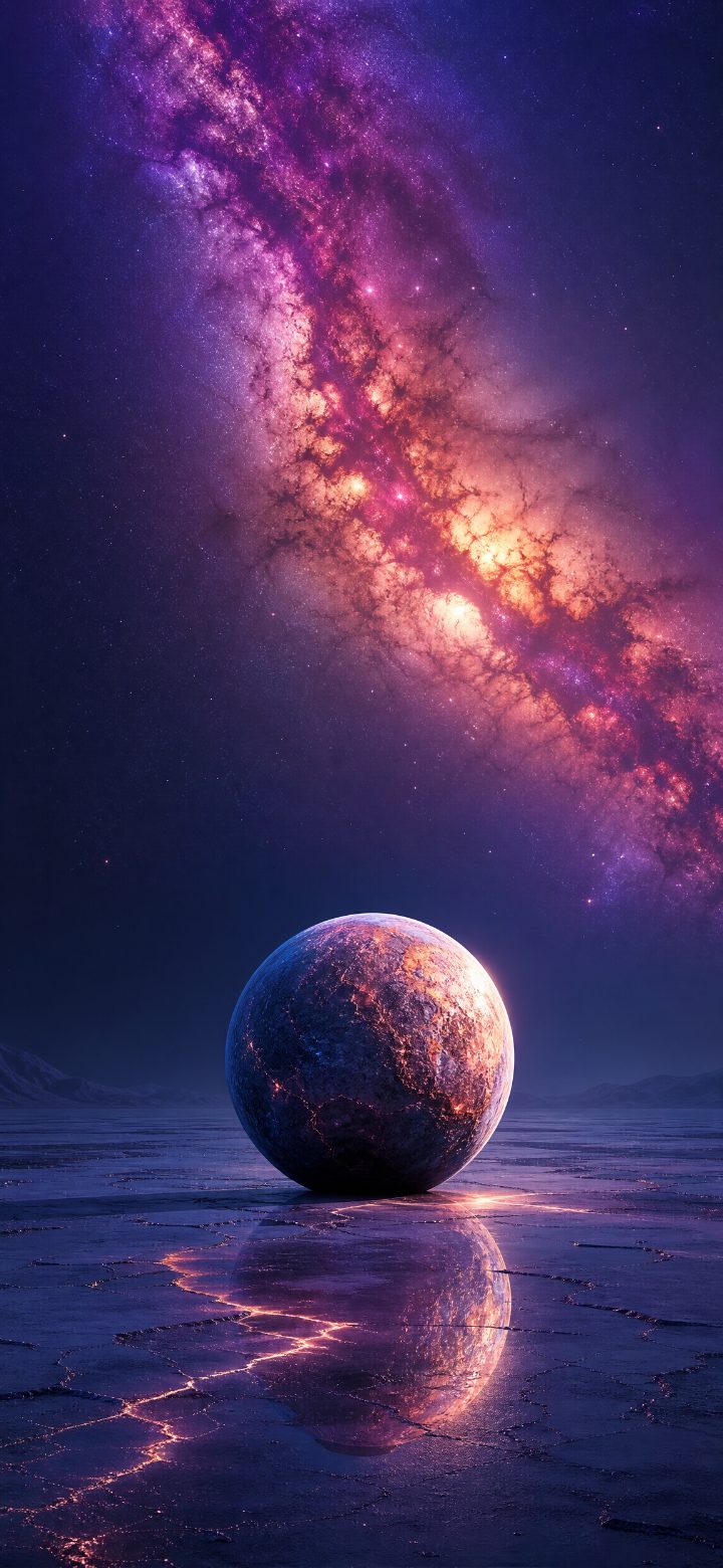 Majestic Rocky Exoplanet