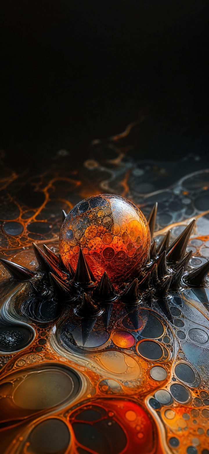 Hypnotic Liquid Glass World