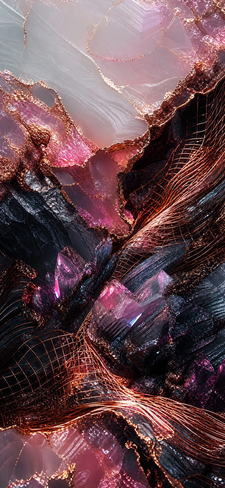 Elegant Crystalline Pattern