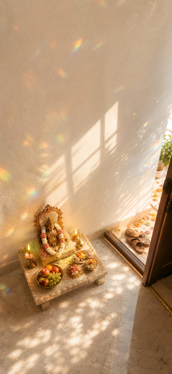 Morning Puja Shrine