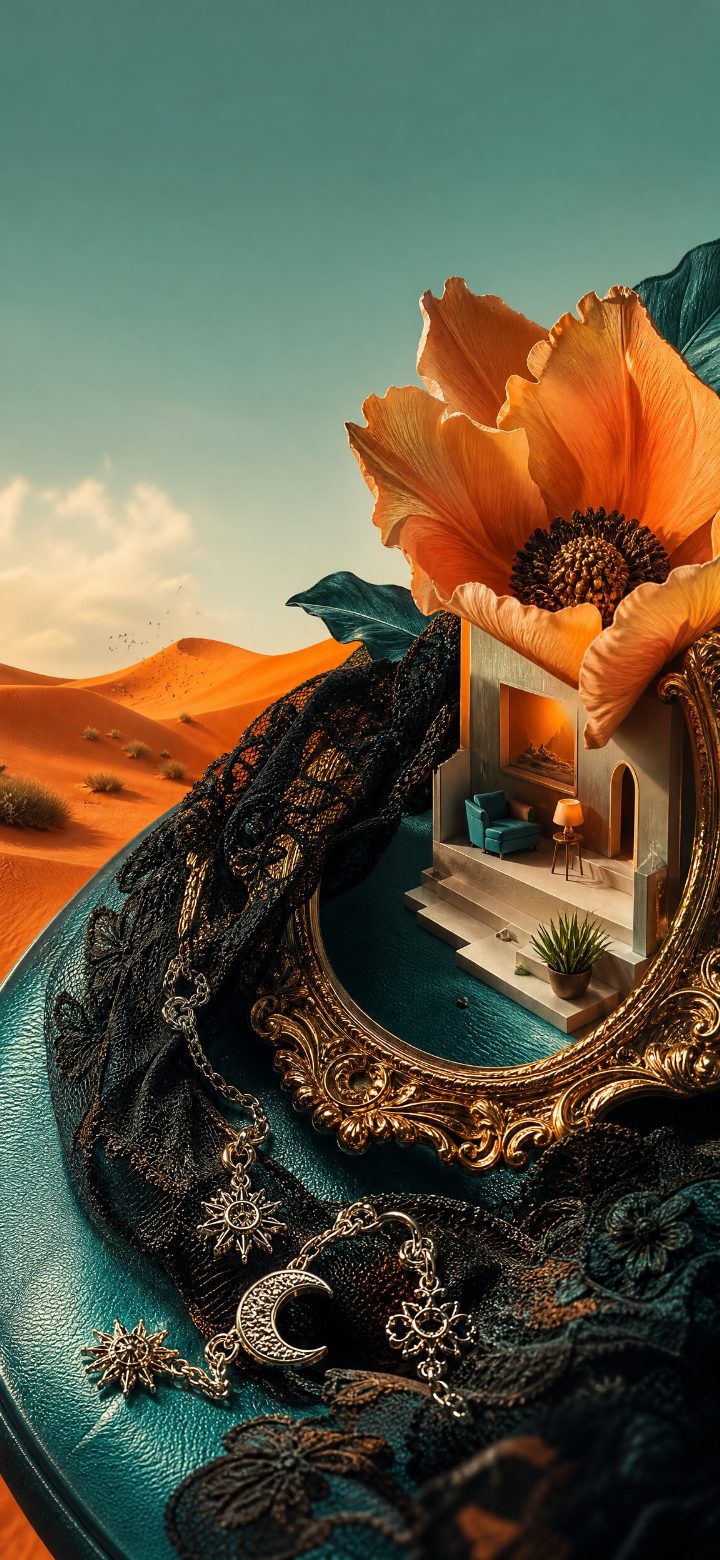 Vibrant Lace Desert