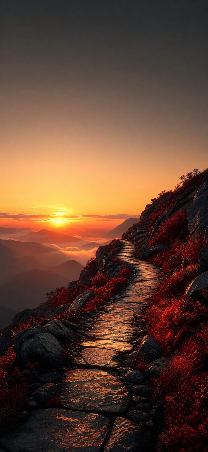 Elegant Sunrise Mountain