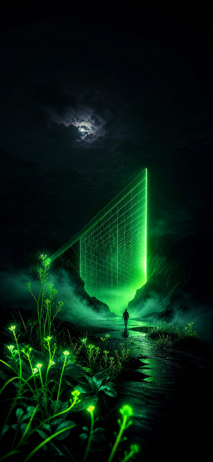 Neon Laser Geometry