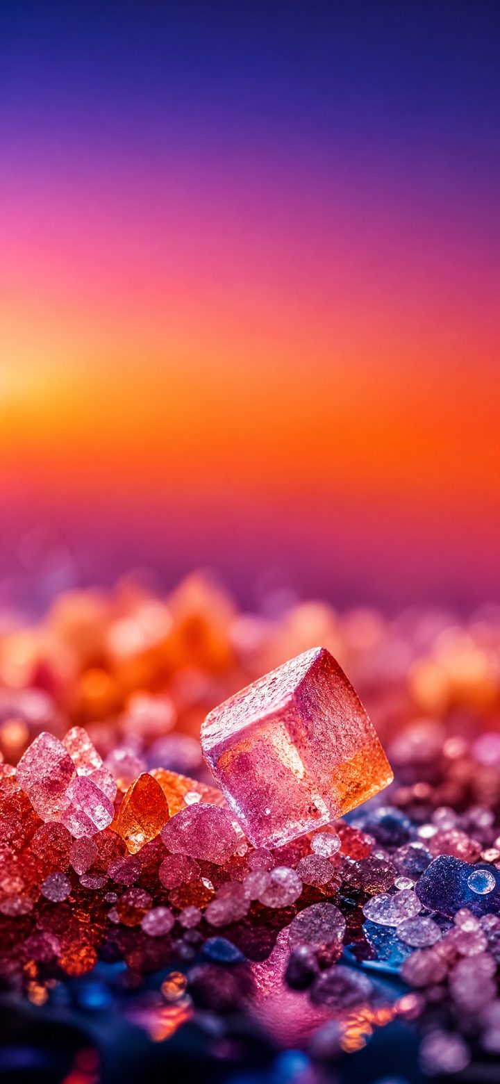 Sunset Crystal Macro