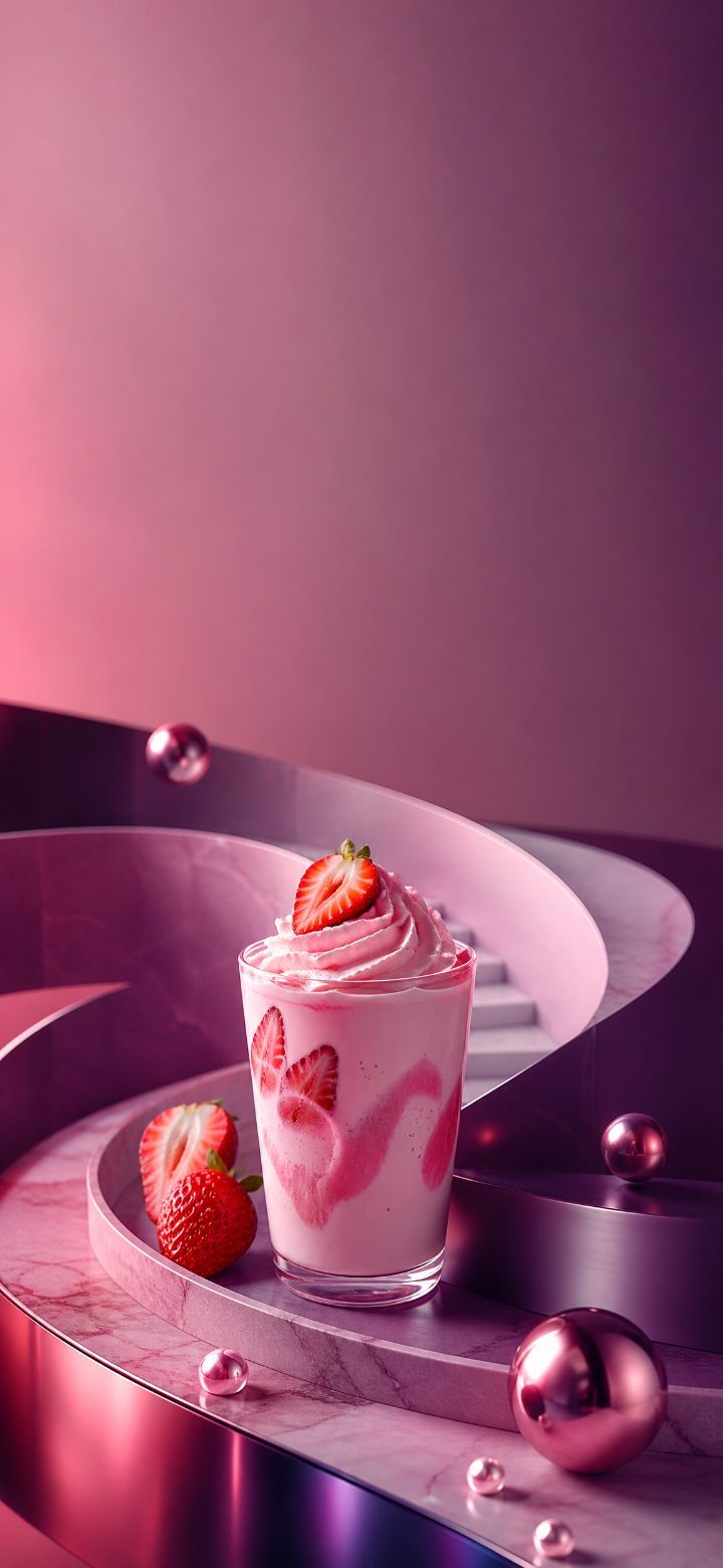 Glamorous Strawberry Milk