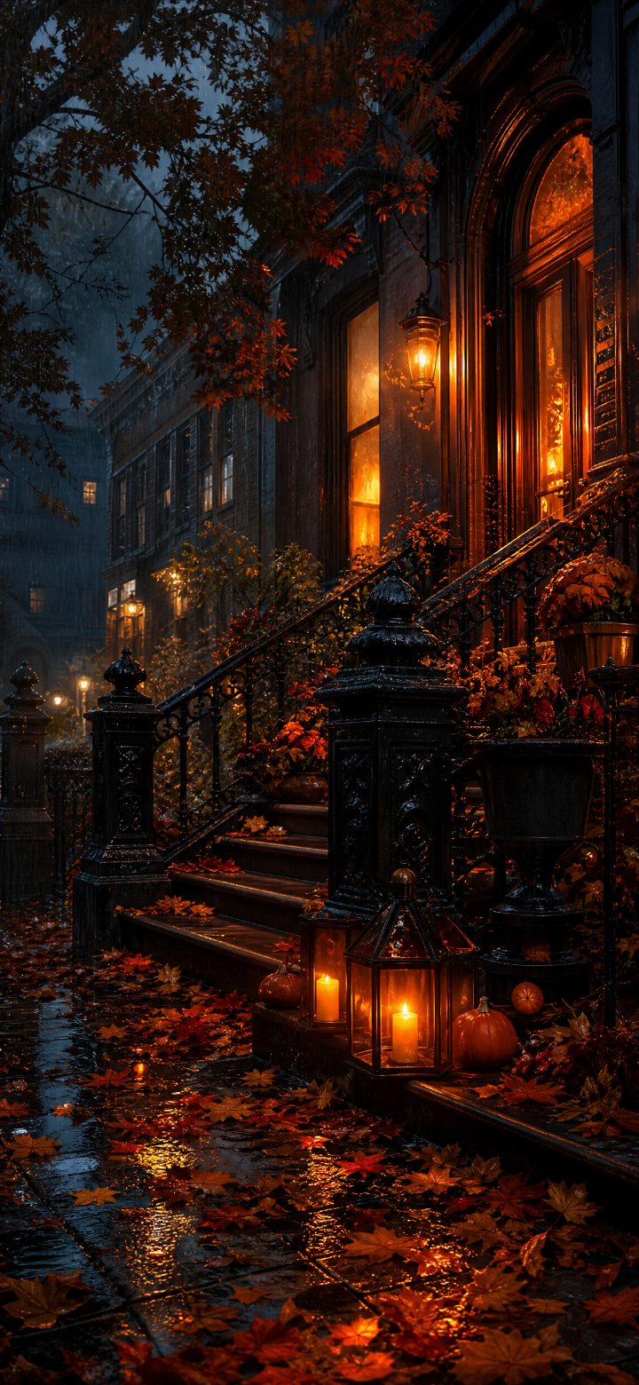 Cozy Jack O Lantern Porch