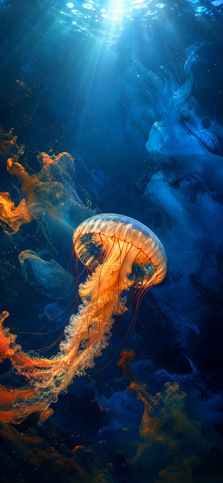 Acid Green Jellyfish