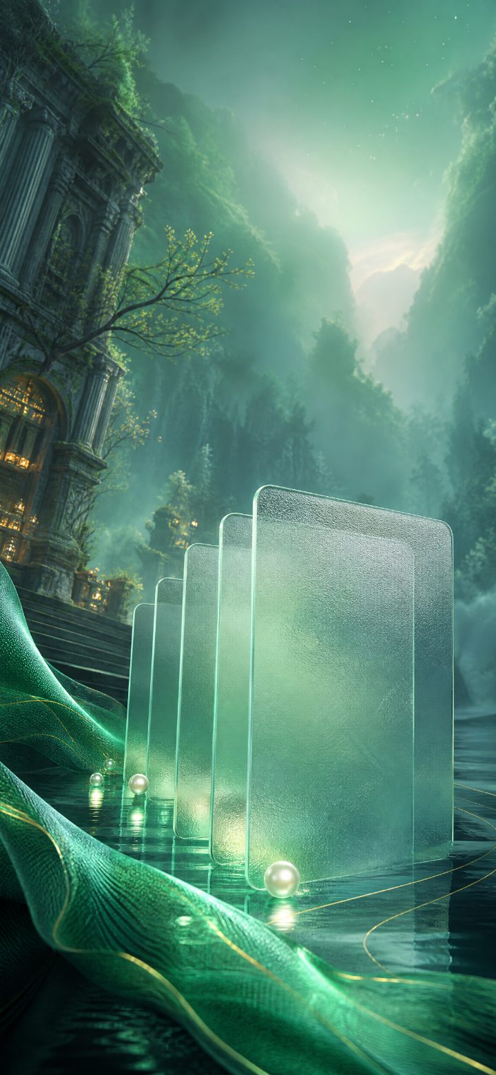 Emerald Frosted Card