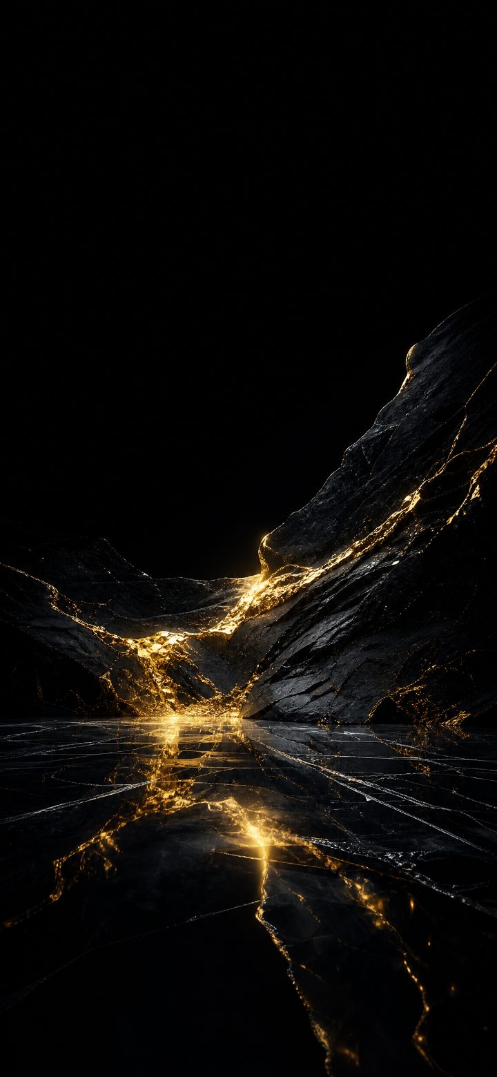 Electric Gold Marble
