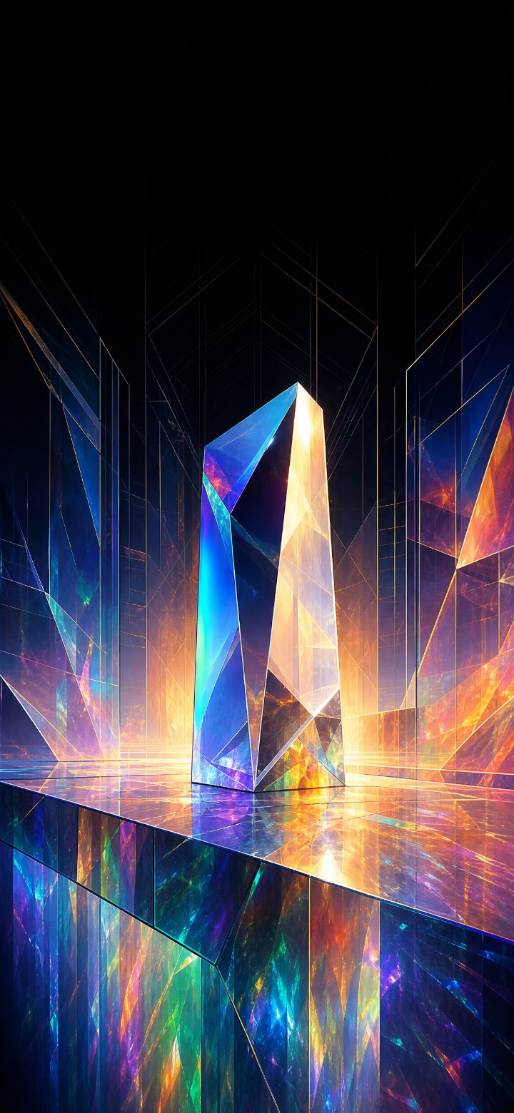 Holographic Glass Monolith