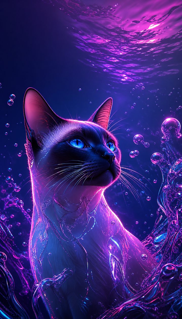 Bioluminescent Siamese