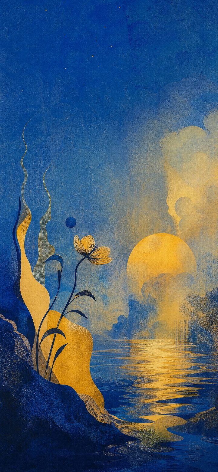 Sapphire Botanical Dreamscape