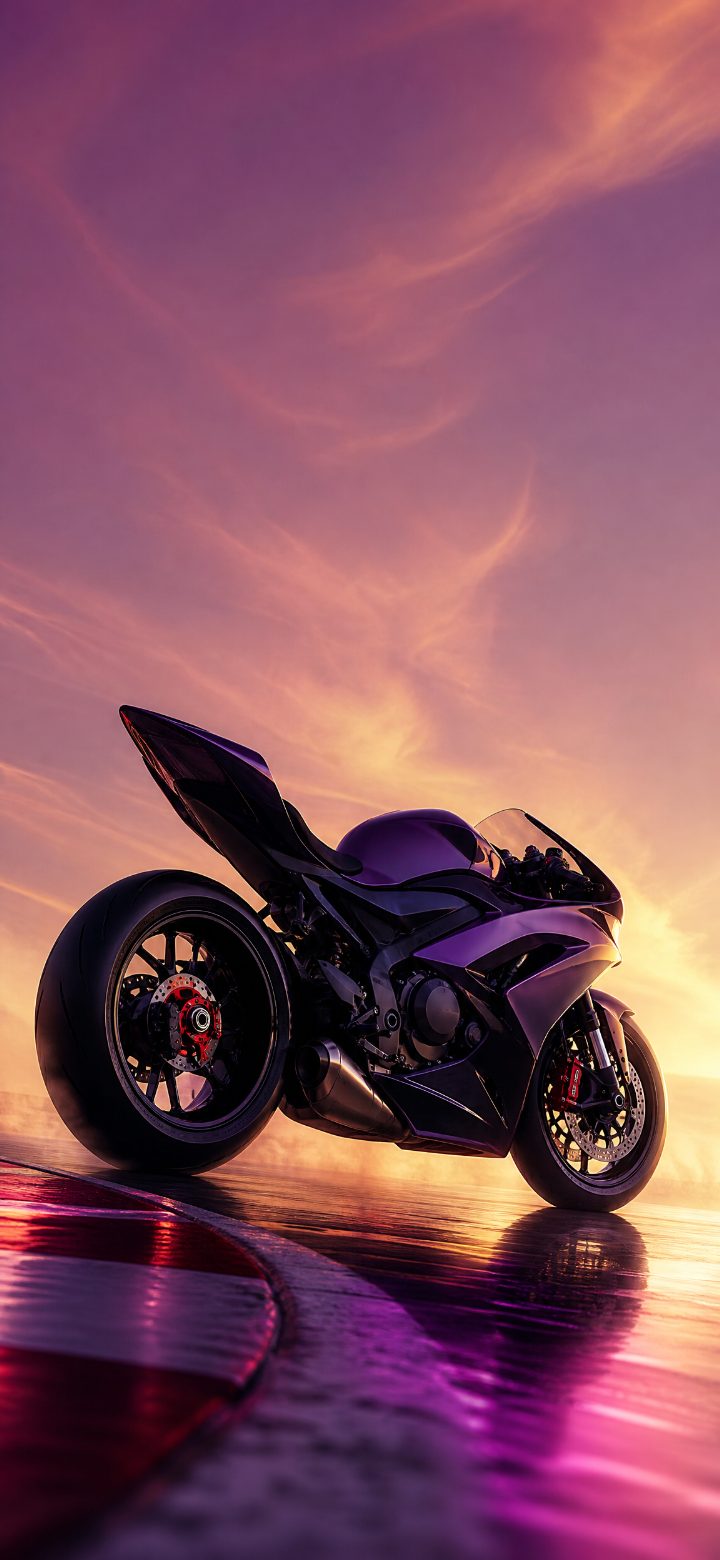 Royal Purple Motorcycle