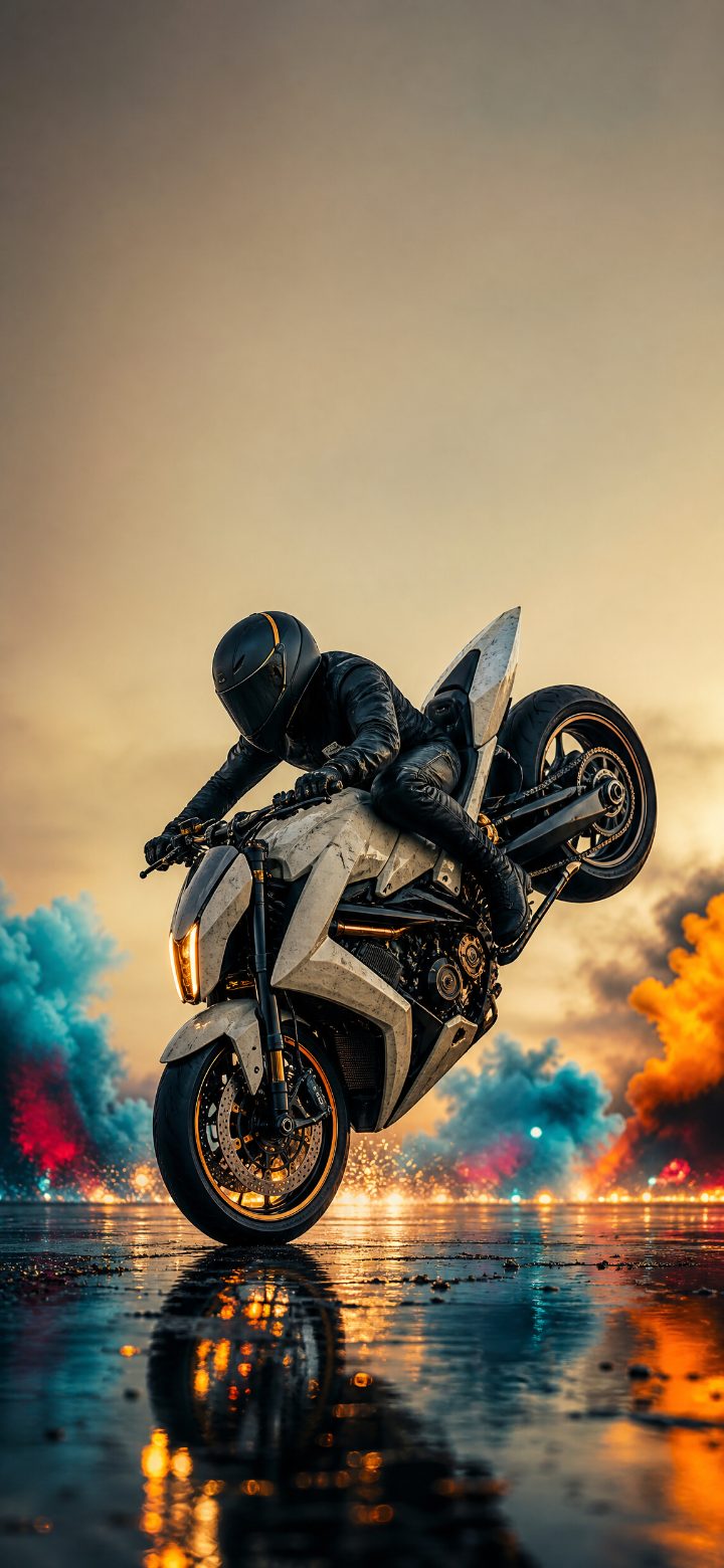 Cream Hyperbike Stunt