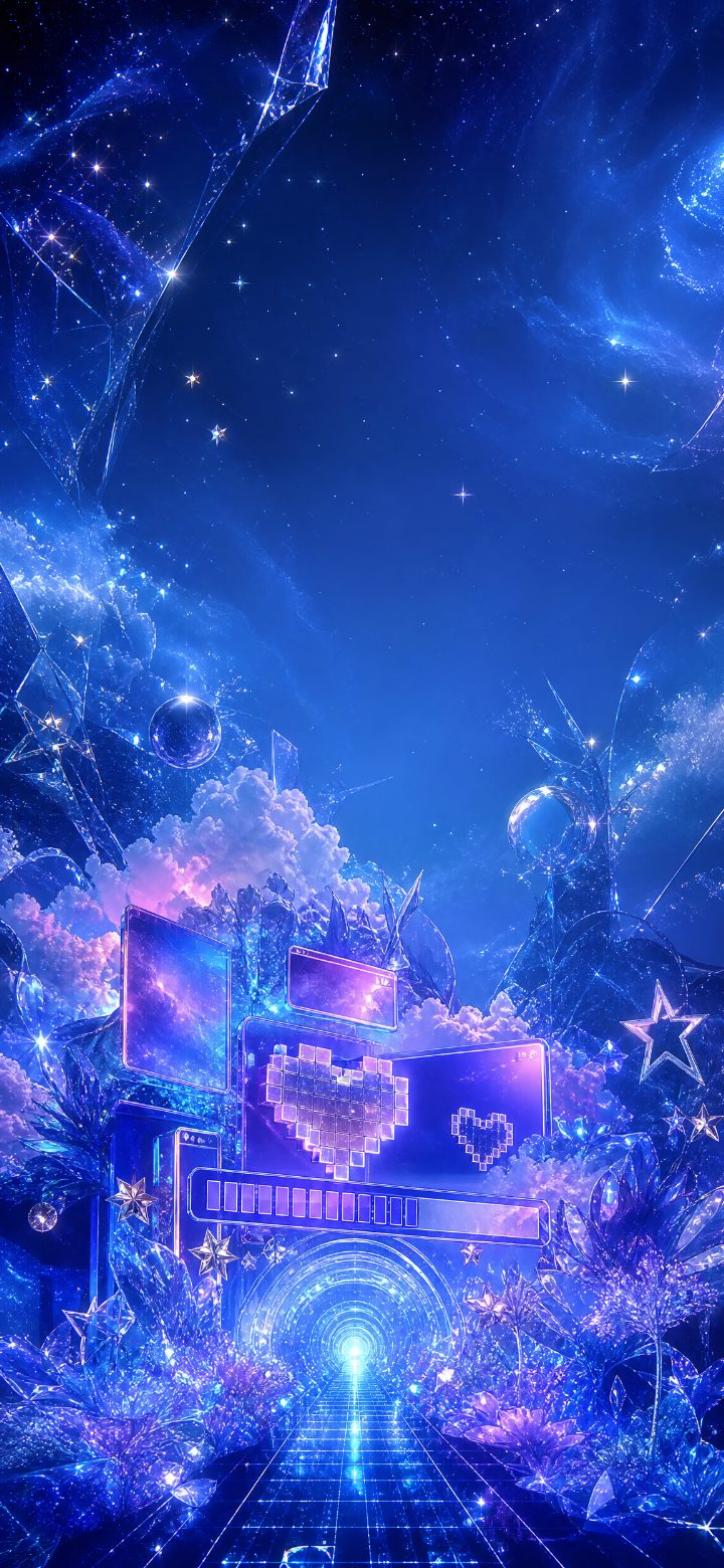 Cosmic Blue Hearts