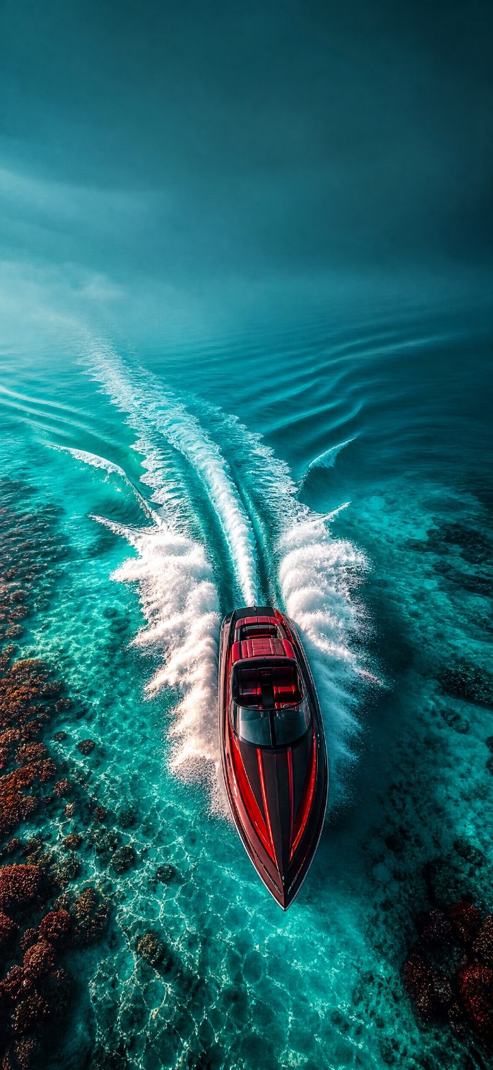 Ruby Red Speedboat