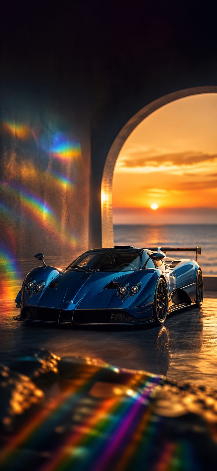 Champagne Hypercar Sunset
