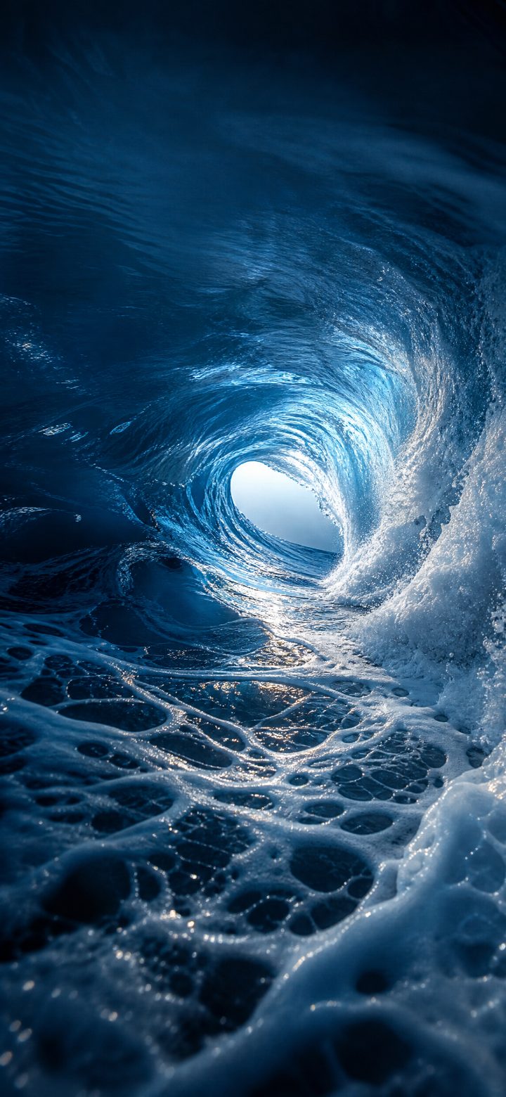 Deep Blue Ocean Tunnel