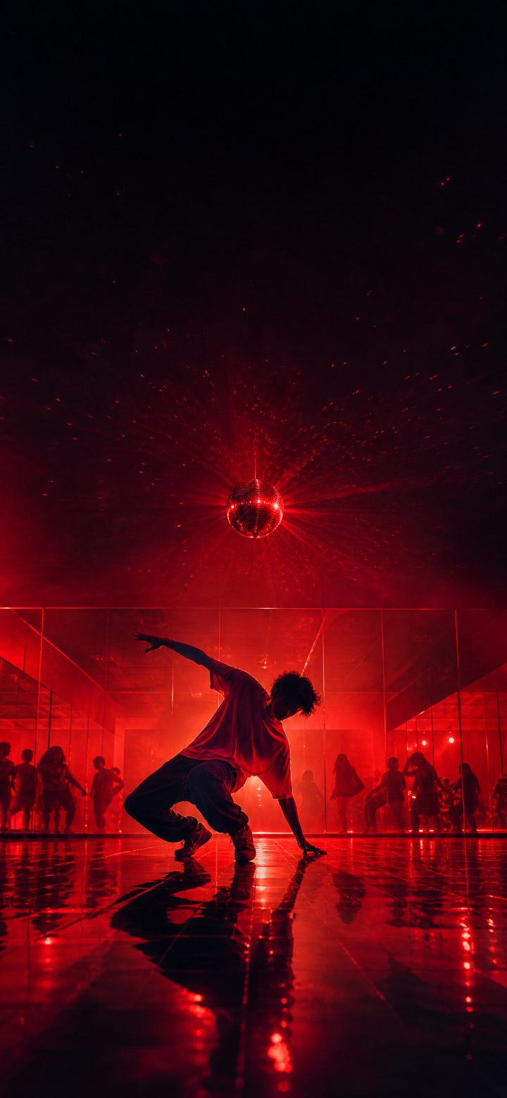 Red Dj Booth Silhouette