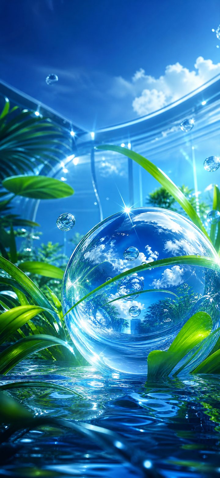 Midnight Blue Bubble