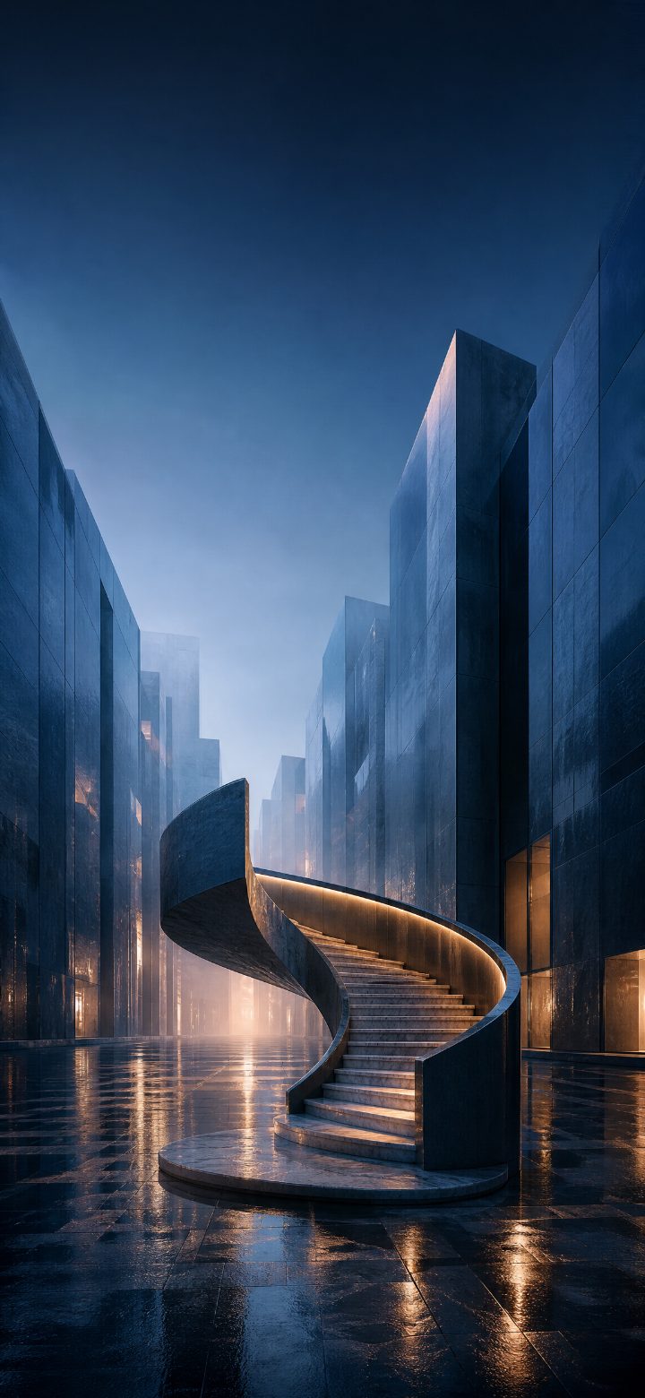 Lonely Spiral Staircase
