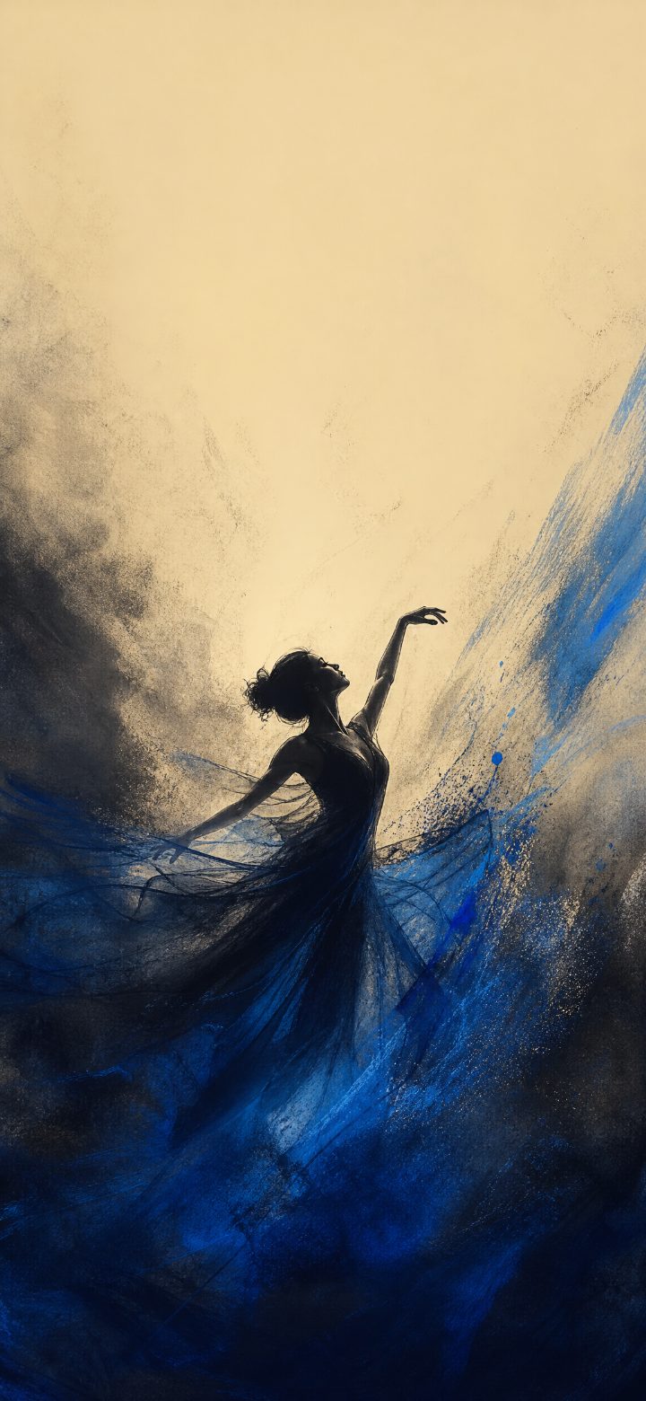 Blue Dancer Abstraction