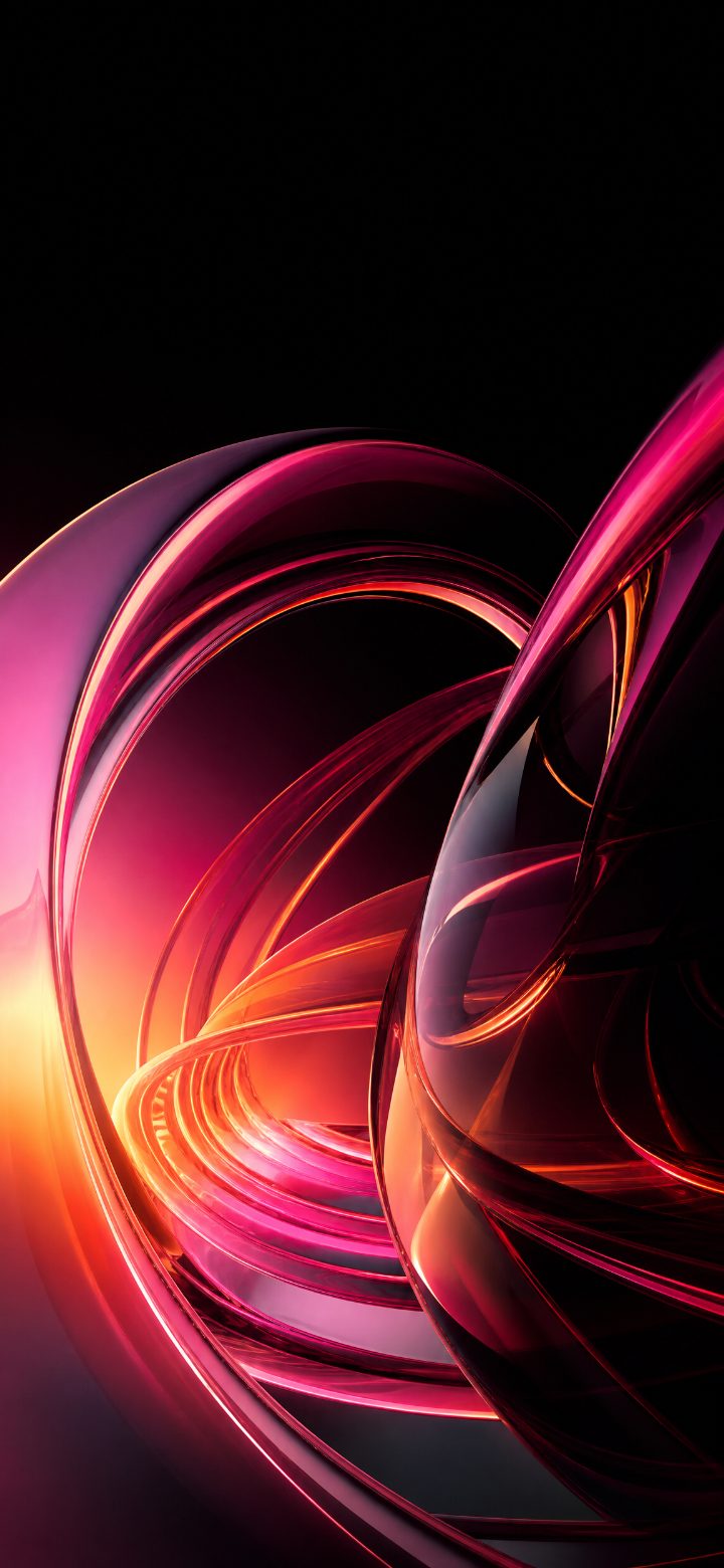 Neon Pink Glass