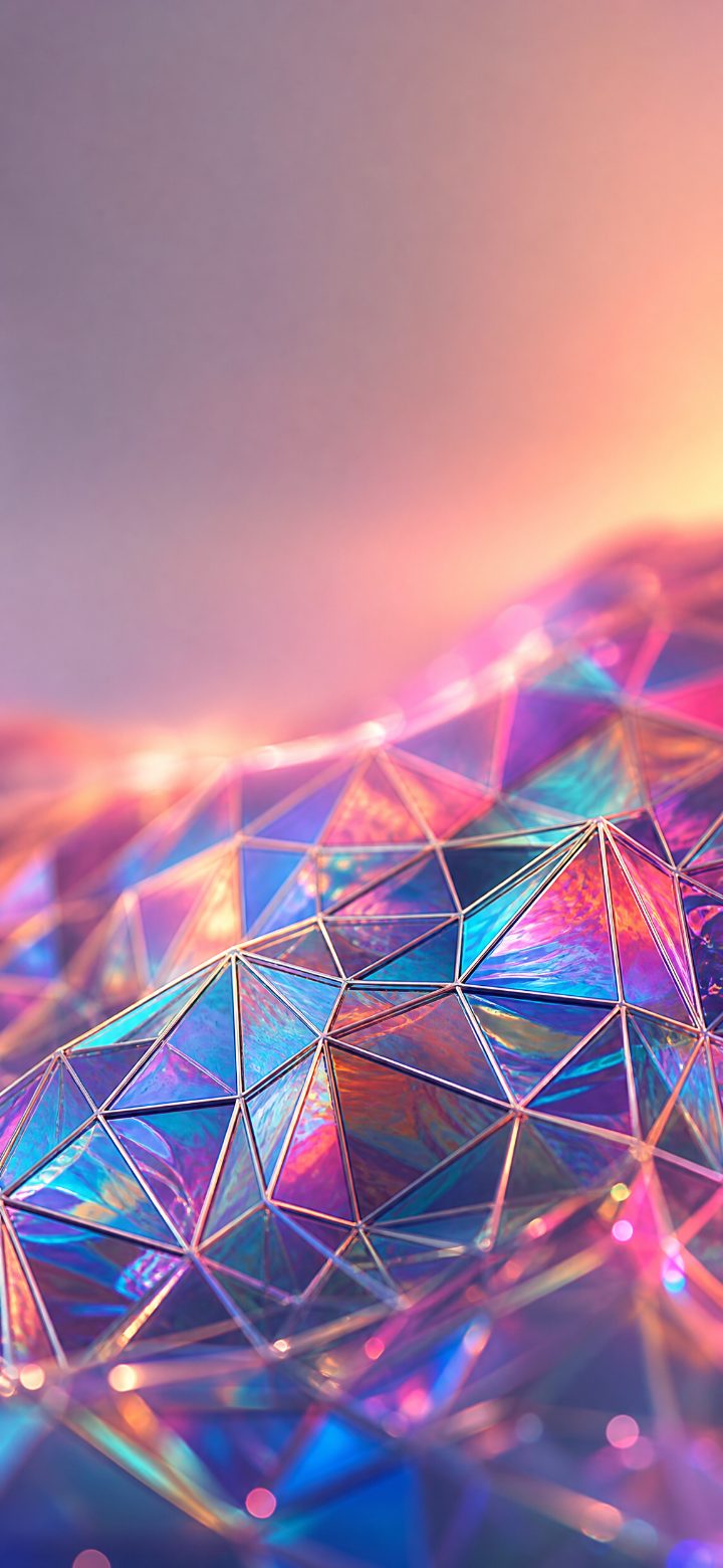 Iridescent Mesh Close Up