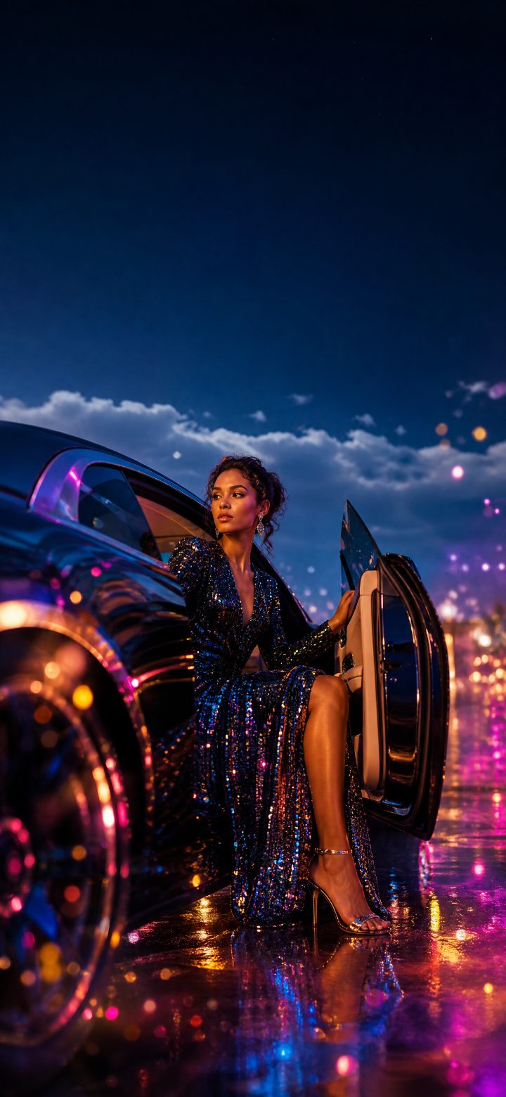 Cinematic Portrait With Car