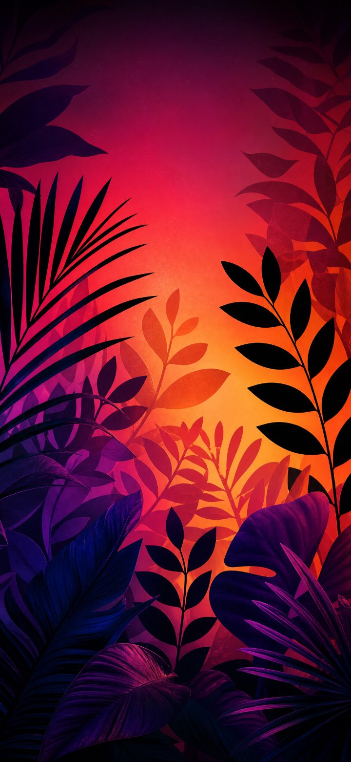 Sunset Leaves