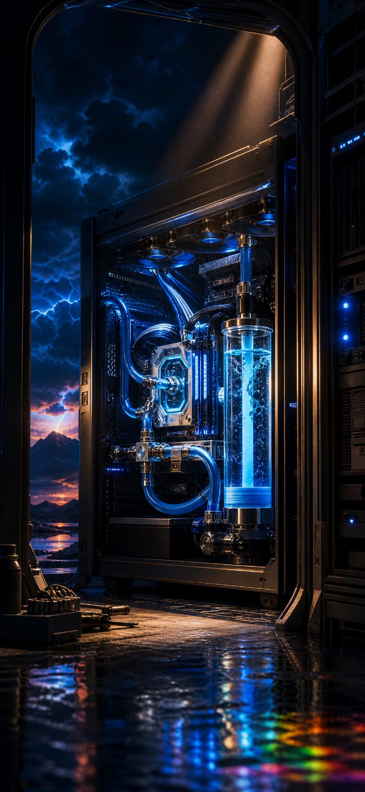 Electric Water Cooling Portrait