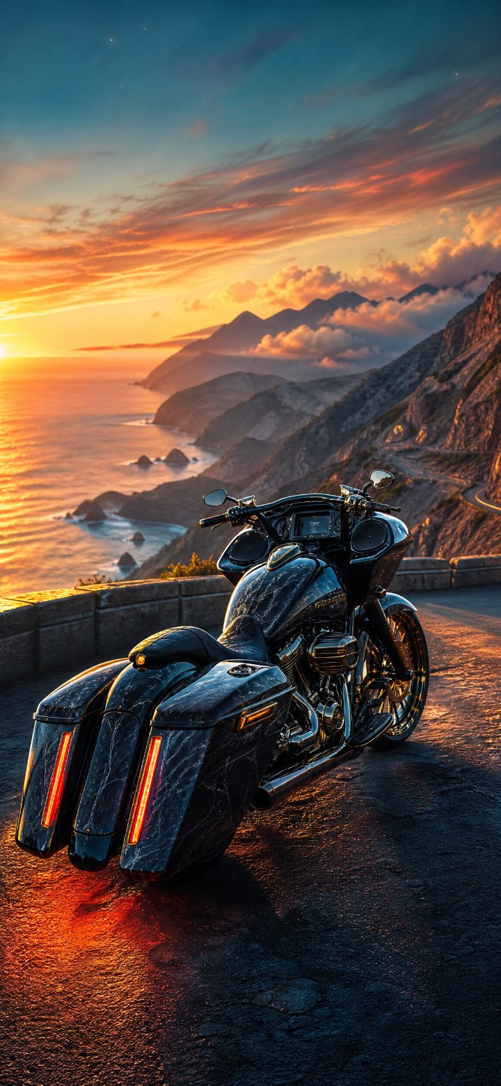 Bagger Mountain Pass Sunset