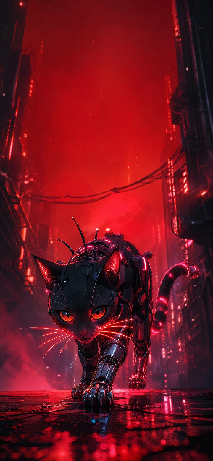Radiant Cyber Cat