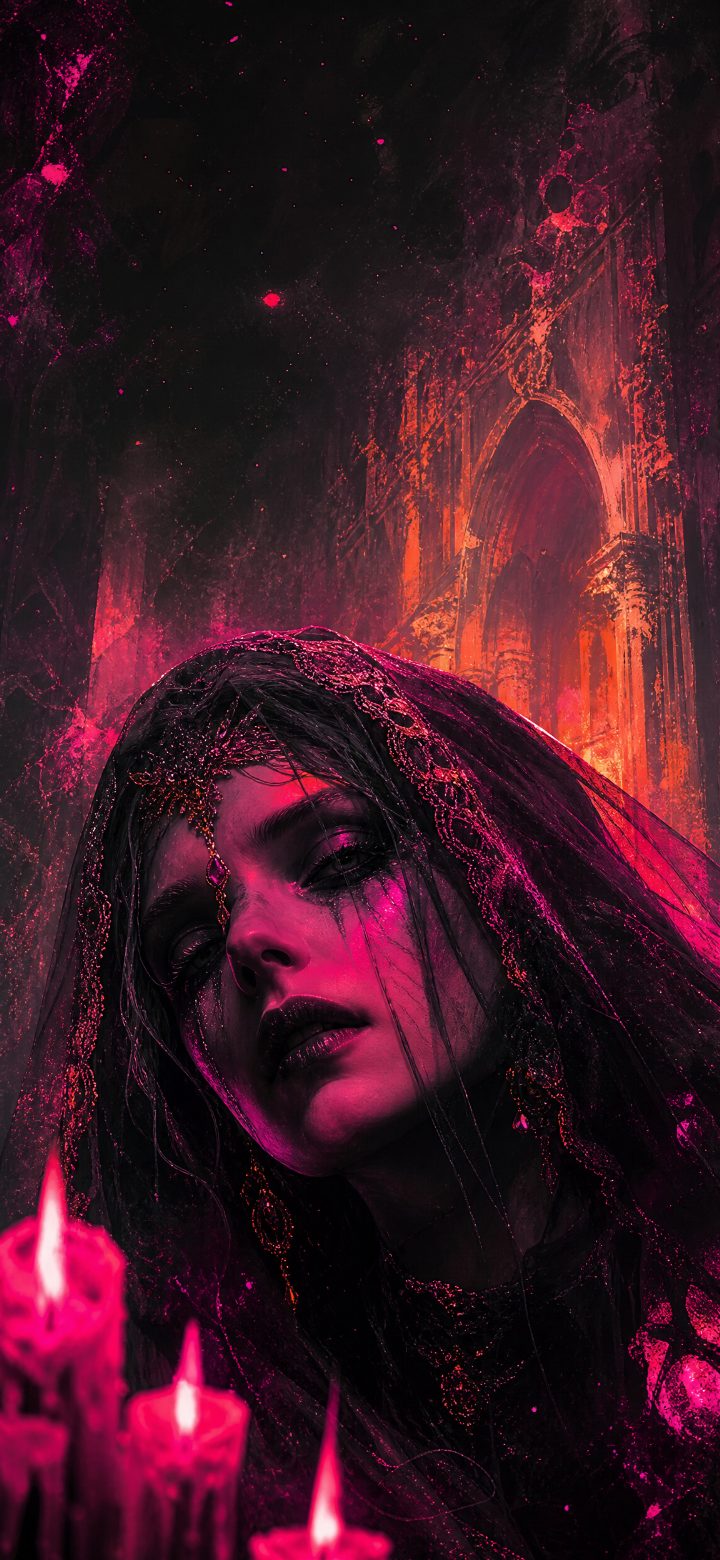 Radiant Gothic Portrait