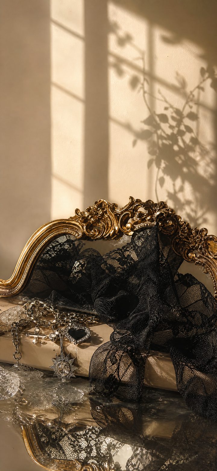 Playful Black Lace